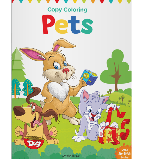 Little Artist Series Pets: Copy Colour Books