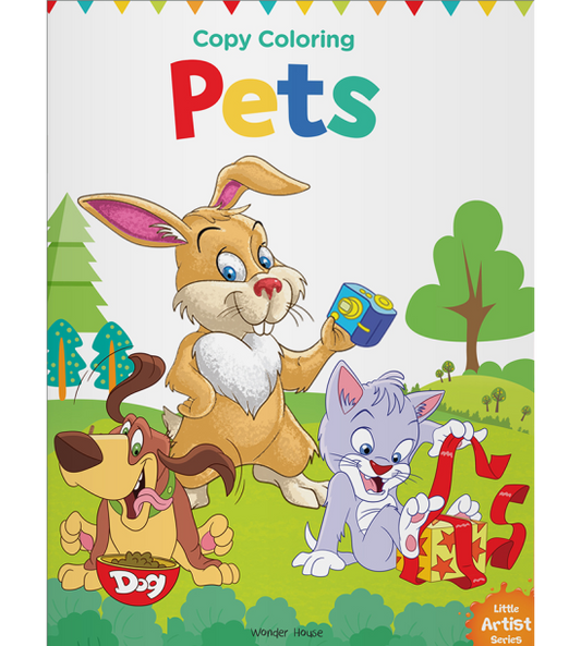 Little Artist Series Pets: Copy Colour Books