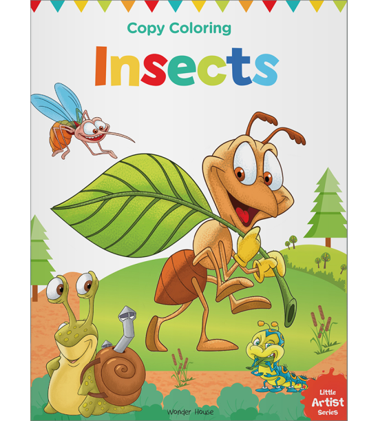 Little Artist Series Insects: Copy Colour Books