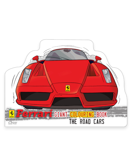 Ferrari Giant Colouring Book For Kids: The Racing Cars