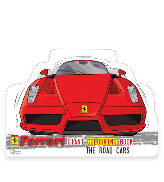 Ferrari Giant Colouring Book For Kids: The Racing Cars