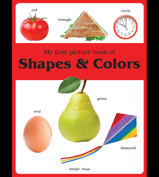 My first picture book of Shapes and Colours: Picture Books for Children