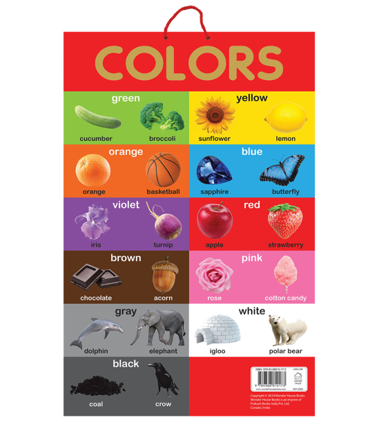 Colors - Early Learning Educational Posters For Children: Perfect For Kindergarten, Nursery and Home
