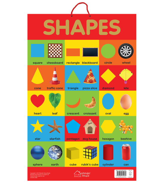 Shapes - Early Learning Educational Posters For Children: Perfect For Kindergarten, Nursery and Home