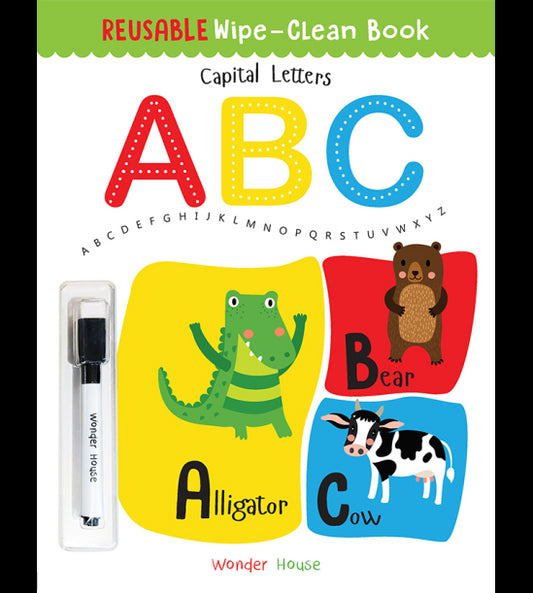 Reusable Wipe And Clean Book - Capital Letters : Write And Practice Capital Letters