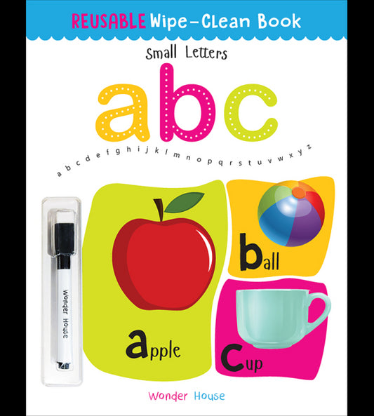 Reusable Wipe And Clean Book - Small Letters : Write And Practice Small Letters