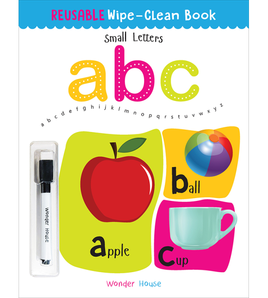 Reusable Wipe And Clean Book - Small Letters : Write And Practice Small Letters
