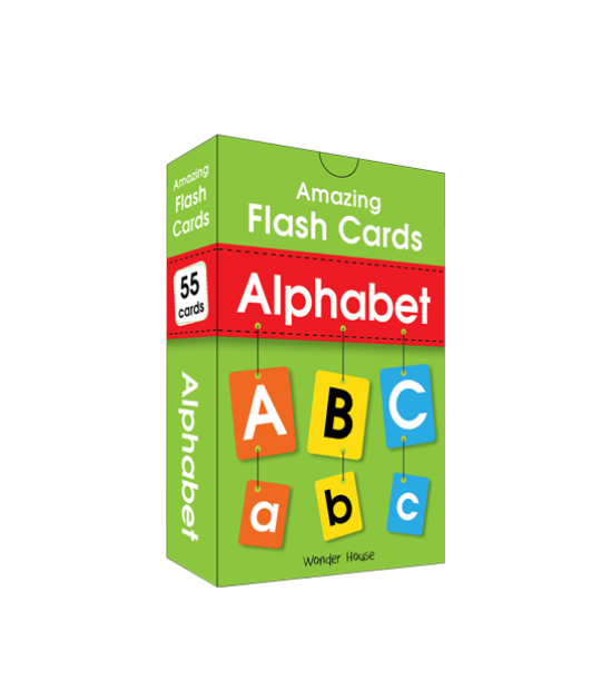 Amazing Flash Cards Alphabet: Early Development of Preschool Toddler (55 Cards)
