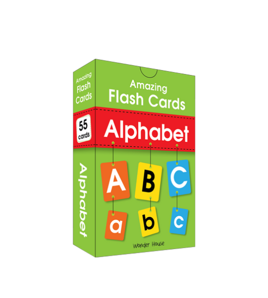 Amazing Flash Cards Alphabet: Early Development of Preschool Toddler (55 Cards)