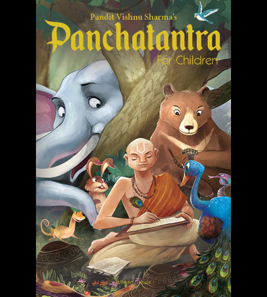 Pandit Vishnu Sharmas Panchatantra For Children: Illustrated stories (Black and White, Paperback)