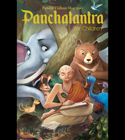 Pandit Vishnu Sharmas Panchatantra For Children: Illustrated stories (Black and White, Paperback)