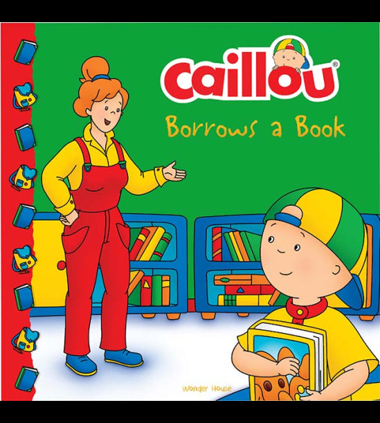 Caillou-Borrows a Book