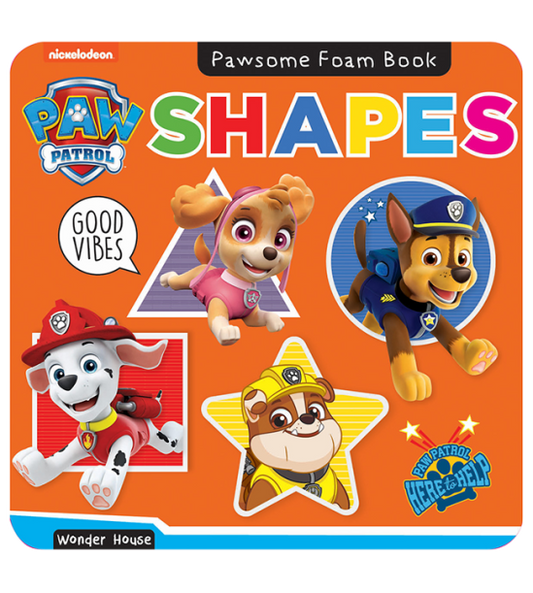 Pawsome Foam Books - Shapes : Paw Patrol