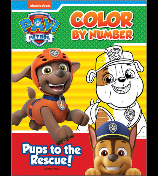 Pups to the Rescue: Paw Patrol, Color By Number Activity Book