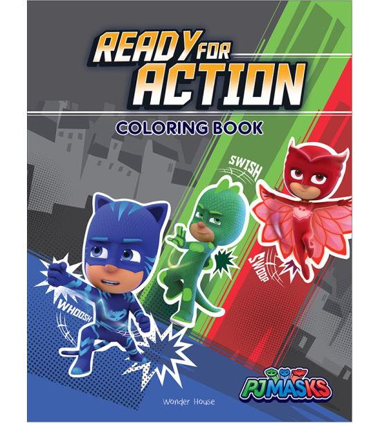 PJ Masks - Ready For Action: Coloring Book For Kids