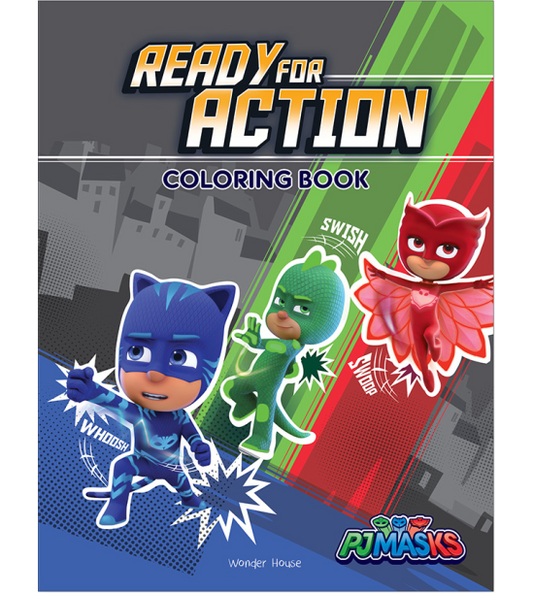 PJ Masks - Ready For Action: Coloring Book For Kids