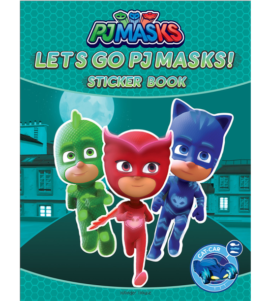 Lets Go PJ Masks Stickers Book : Fun Activity Books For Kids (PJ Masks)