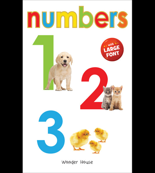 Numbers - Early Learning Board Book With Large Font : Big Board Books Series