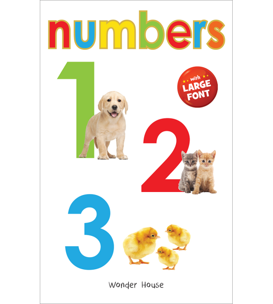 Numbers - Early Learning Board Book With Large Font : Big Board Books Series