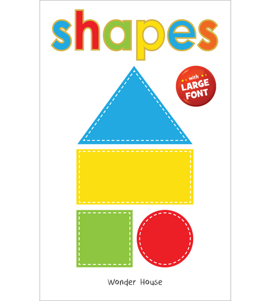 Shapes - Early Learning Board Book With Large Font : Big Board Books Series