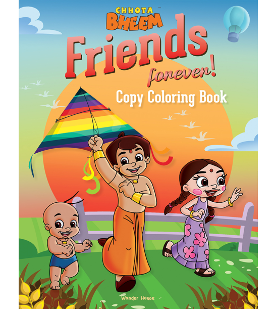 Chhota Bheem - Friends Forever: Copy Coloring Book For Kids