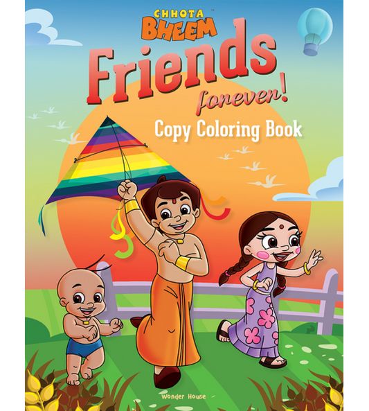 Chhota Bheem - Friends Forever: Copy Coloring Book For Kids