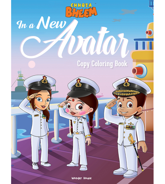 Chhota Bheem - In a new Avatar: Copy Coloring Book For Kids