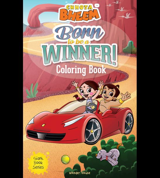 Chhota Bheem Born To Be A Winner: Jumbo Size Coloring Book For Children (Giant Book Series)