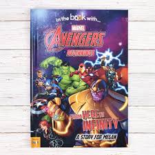 Avengers Beginnings from Here to Infinity Personalised Marvel Story